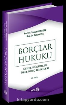 Borçlar Hukuku/Genel Hükümler Özel Borç İlişkileri