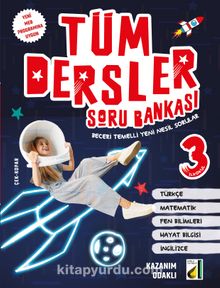 Tüm Dersler Soru Bankası 3 (Beceri Temelli Yeni Nesil Sorular)