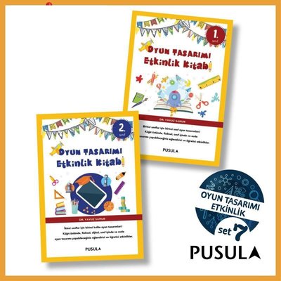 Pusula - Oyun Tasarımı Etkinlik Seti - 2 Kitap Takım