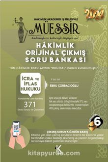 Müessir İcra ve İflas Hukuku  Orijinal Soru Bankası