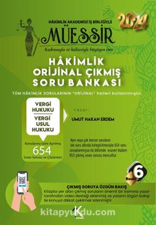 Müessir Vergi Hukuku Vergi Usul Hukuku ve Türk Vergi Sistemi Orijinal Soru Bankası