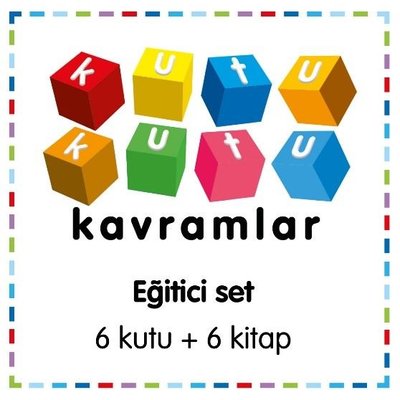 Kutu Kutu Kavramlar Seti - 6 Kitap Takım - Kutulu