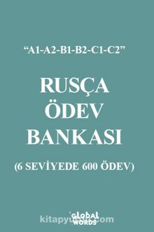 Rusça Ödev Bankası & 6 Seviyede 600 Ödev