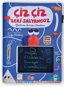 Çiz Çiz Zeki Salyangoz - Düşünme Becerileri Etkinlikleri